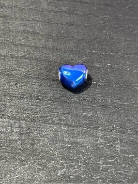 Pandora Shiny Blue Heart Brooch